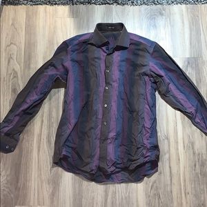 VINTAGE DESIGNERmen Bugatchi long sleeve buttonup